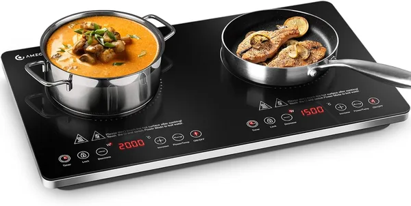 AMZCHEF Doppel-Induktion 3500W – Doppelkochplatten im Test
